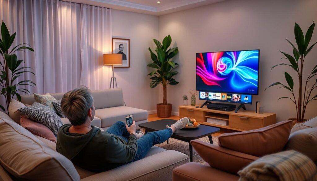 bärbar tv-visning